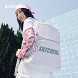 斯凯奇（Skechers）大容量双肩包学生书包通勤电脑包男女同款休闲背包