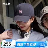 MLB帽子男女棒球帽鸭舌帽软顶遮阳生日礼物3ACP7701N-50BKL-F