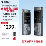 科大讯飞AI录音笔SR302星火版 免费转文字会议纪要录音卡笔豆  智能录音专业录音设备便携