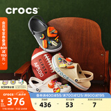 卡骆驰（CROCS）贝雅卡骆班洞洞鞋轻便耐磨一脚蹬休闲鞋女鞋时尚沙滩鞋|205089 黑色/白色-066(含智必星) 43 (270mm)