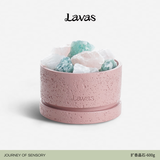 Lavas冰岛苔原扩香石无火香薰礼盒室内香氛晶石送女友小众生日礼物 阿尔卑斯粉雪
