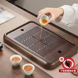 文白茶盘茶台家用2026新款高端轻奢茶海托盘沥水盘小型一人功夫泡茶盘