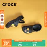 CROCS卡骆驰洞洞鞋贝雅洞洞鞋轻便运动鞋耐磨一脚蹬拖鞋休闲鞋|10126 黑色-001(含智必星) 41 /42(260mm)