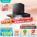 华帝脱排抽油烟机【推荐搭123灶具】超薄欧式25风量家用变频大吸力上门安装自清洁一级能效i11256