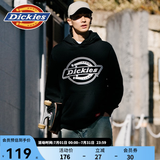 Dickies【经典款】卫衣 logo印花连帽棉毛圈布卫衣休闲卫衣730 黑色 M