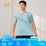 361°短袖男夏季速干衣运动跑步宽松健身休闲男士t恤衣服652524113H-4