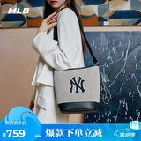 MLB包包女水桶包斜挎包单肩包手提包旅行包送礼物3ABMS072N-50BKS-F