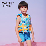 WATERTIME/水川 儿童浮力衣游泳浮潜马甲 免充气填充浮力棉浮力衣小熊 S
