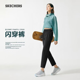 斯凯奇（Skechers）闪穿裤夏女士休闲裤运动裤吸湿速干九分裤长裤P225W293
