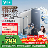 VIOMI小京龙800G 厨下净水器 6年反渗透RO膜 大通量 0阻垢剂 家用母婴直饮机 净水机MR862-D