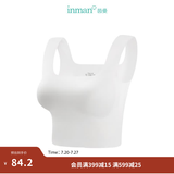 茵曼（INMAN）小花瓣薄款无痕内衣2025夏季女装新款软支撑聚拢固定杯文胸罩 白色-2842001 均码