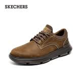 斯凯奇（Skechers）男士皮鞋夏季商务男鞋高档德比鞋软底舒适英伦休闲鞋204702