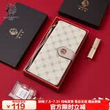 老人头女士钱包大容量长款两折卡包钱票夹手拿包零钱包轻奢女友生日礼物
