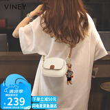 viney牛皮包包女包迷你小圆包洋气单肩斜挎包生日礼物高级感送女友老婆