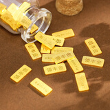 领丰金（LING FENG GOLD）黄金足金9999投资金条金块实心真金收藏结婚礼物送女友送朋友 迷你小金条1g/个（带国检证签）