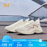 361°运动鞋女春夏季防泼水革面减震通勤休闲慢跑步鞋子女682232233-1