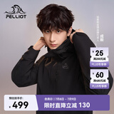 伯希和（Pelliot）【山野经典2.0】冲锋衣三合一春秋男户外防水外套11340105黑L