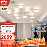 雷士（NVC）LED吸吊顶灯简约客厅智控全光谱北欧现代未来光婴幼级护眼漫反射