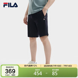 FILA 斐乐官方男士针织五分裤夏季时尚休闲简约基础短裤