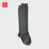 优衣库HEATTECH高筒袜女装袜子480731 08 深灰色 M /L/24～26 cm