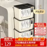 安尔雅书架书包桌下工位滑轮小推车办公室放置神器桌面书本收纳盒三层