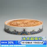 容山堂珐琅彩陶瓷主人杯单杯品茗杯公道杯茶漏三才盖碗茶杯高档功夫茶具 金丝珐琅壶承