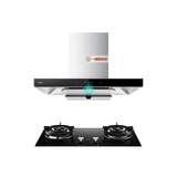 方太EMC5A+TX22非联动烟灶套装 欧式顶吸不联动22风量+5.2kW火力64%热效率可拆卸炉头天然气灶