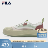 斐乐（FILA）官方女鞋水母鞋帆布鞋夏时尚复古休闲鞋 桃色粉/新薄荷绿-CS 36.5