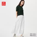 优衣库层叠长裙/常规款女装半身裙26春夏新款484820 484821 484820/00白色 M