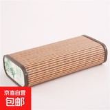 夏季竹枕头竹子凉枕护颈椎助睡眠专用空心夏天麻将凉席木枕男透气 木纹竹丝空心枕【36*18*9cm】 大号 【京东快递】送货上门
