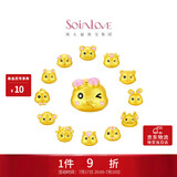 周大福SOINLOVE 萌宠系列 小金鸡足金转运珠配手绳 VR1411生日礼物