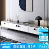 米客米家（MIKEMIJIA）电视柜现代简约小户型客厅落地储物柜轻奢电视机柜子茶几组合家具 店长推荐四柜门+灰色180CM 组装（自行安装）