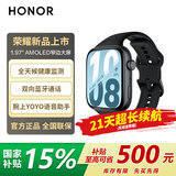 荣耀（HONOR）【国家补贴15%】荣耀手表X5i 智能手表 OLED窄边大屏 21天超长续航  双向蓝牙通话七夕礼物送女友 幻夜黑
