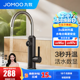 九牧（JOMOO）厨房水龙头 电热水龙头冷热即热式电加热水龙头 3S升温水电分离 即热数显厨房龙头-33251枪灰