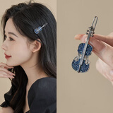 奇美拉（CHIMERA）小提琴发夹发卡设计感韩版刘海夹边夹碎发一字夹女中秋节礼物