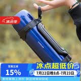 乐扣乐扣（LOCK&LOCK）大容量保温壶户外旅行露营不锈钢便携车载式手提暖壶2L蓝色