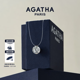 AGATHA/瑷嘉莎 人鱼之泪项链女士款【生日礼物】送女友闺蜜高级感 明星同款（39CM-大号2.96克拉）