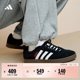 adidas「T头鞋」VL COURT复古休闲板鞋德训鞋男女阿迪达斯轻运动 黑色/白色 (推荐女生选小半码)   37