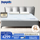 邓禄普（Dunlopillo）斯里兰卡进口 乳胶床垫1.5m床/10cm厚 85D ECO豪华乳胶薄垫