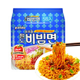 paldo方便面干拌面130g*5包 韩国进口拉面凉拌面拌拌面速食袋装