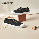 斯凯奇（Skechers）夏季女帆布鞋轻便透气软底单鞋板鞋百搭通勤休闲鞋