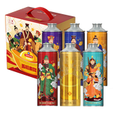 青岛啤酒（TsingTao）【京东定制 短保鲜啤】 五福来财 999ml*6罐 礼盒装