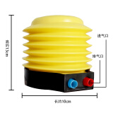 泳乐宝 简易迷你便携脚踩泵 充气船床游泳圈水池塑料玩具充气工具打气筒
