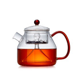美斯尼 耐热玻璃煮茶器蒸煮一体茶壶蒸茶器电陶炉电茶炉功夫茶具 龙跃蒸煮双胆壶