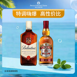 芝华士12年1000ml+百龄坛特醇1000ml 洋酒 威士忌套装 中秋送礼
