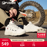 斐乐（FILA）FUSION 斐乐潮牌篮球鞋女鞋低帮篮球文化鞋复古休闲鞋老爹鞋 燕麦色-T12W941206AOM 36.5