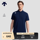迪桑特（DESCENTE）DESCENTE迪桑特TRAINING系列男士吸湿速干D-TOUGH短袖POLO衫新品 NV-藏青色 M (170/92A)