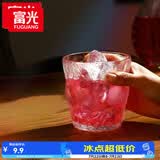 富光冰川杯玻璃杯子水杯女夏季家用饮料咖啡杯啤酒杯凉水杯家居馆