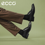 爱步（ECCO）皮鞋男 商务男鞋正装皮鞋男士亮面皮鞋德比鞋 墨本621634  HL HL 黑色/磁石灰62163450839 40 （尺码偏大，建议拍小一码）