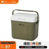牧高笛（MOBIGARDEN）寒霜10L保温箱 户外露营大容量储物收纳保鲜箱 NX24684004 橄榄绿